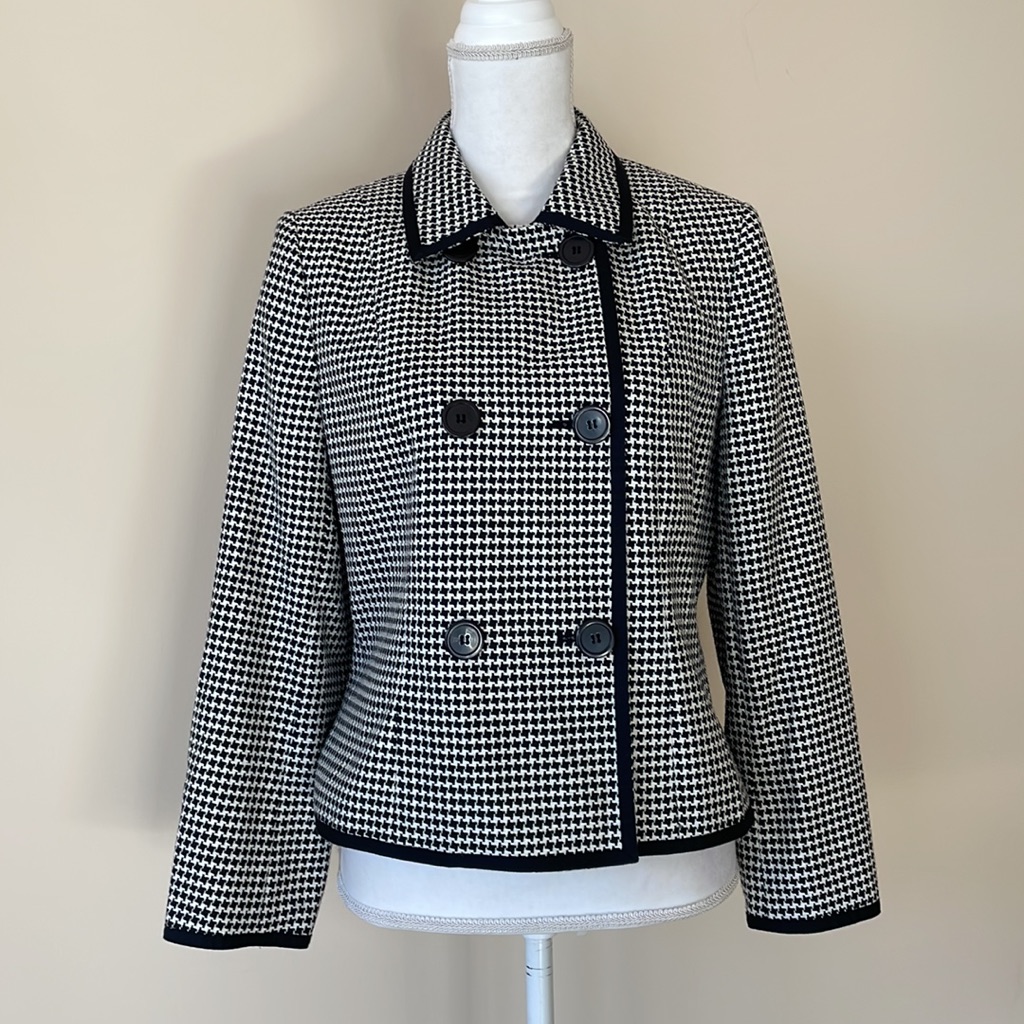 Talbots Houndstooth Jacket